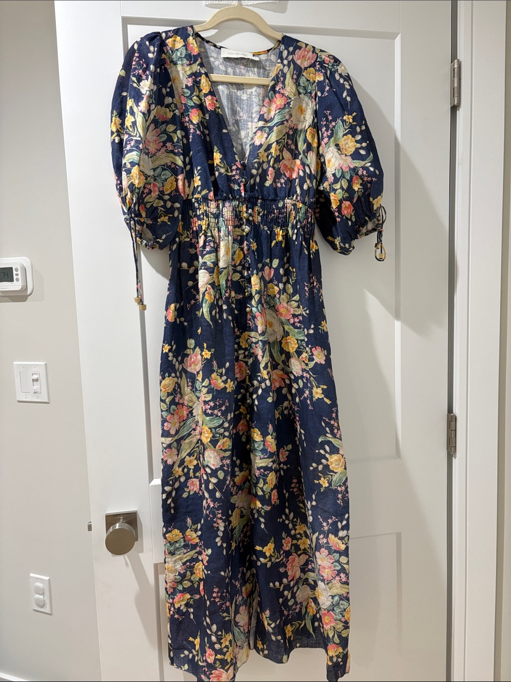 Zimmermann “Zinnia” linen floral dress